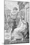 Woodcut after Julius Caesar Refusing Imperial Crown by Tadema-null-Mounted Giclee Print