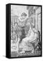 Woodcut after Julius Caesar Refusing Imperial Crown by Tadema-null-Framed Stretched Canvas