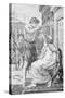 Woodcut after Julius Caesar Refusing Imperial Crown by Tadema-null-Stretched Canvas