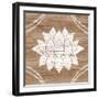 Woodcut Bloom-Lottie Fontaine-Framed Giclee Print