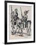 'Woodcut by Jost Amman (1539-1591)', (1927)-Jost Amman-Framed Giclee Print