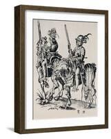 'Woodcut by Jost Amman (1539-1591)', (1927)-Jost Amman-Framed Giclee Print