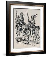 'Woodcut by Jost Amman (1539-1591)', (1927)-Jost Amman-Framed Giclee Print