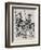 'Woodcut by Jost Amman (1539-1591)', (1927)-Jost Amman-Framed Giclee Print