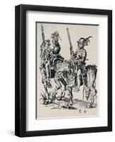 'Woodcut by Jost Amman (1539-1591)', (1927)-Jost Amman-Framed Giclee Print