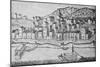 Woodcut Depicting Cincinnati-null-Mounted Giclee Print