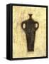 Woodcut Ebony Vase I-Norman Wyatt Jr.-Framed Stretched Canvas