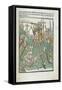 Woodcut Illustration from Medieval Book-null-Framed Stretched Canvas