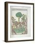 Woodcut Illustration from Medieval Book-null-Framed Giclee Print