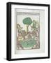 Woodcut Illustration from Medieval Book-null-Framed Giclee Print