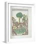 Woodcut Illustration from Medieval Book-null-Framed Giclee Print