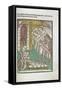 Woodcut Illustration from Medieval Book-null-Framed Stretched Canvas