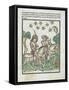 Woodcut Illustration from Medieval Book-null-Framed Stretched Canvas