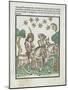 Woodcut Illustration from Medieval Book-null-Mounted Giclee Print