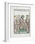 Woodcut Illustration from Medieval Book-null-Framed Giclee Print