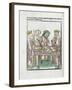 Woodcut Illustration from Medieval Book-null-Framed Giclee Print