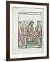 Woodcut Illustration from Medieval Book-null-Framed Giclee Print