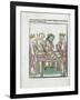 Woodcut Illustration from Medieval Book-null-Framed Giclee Print