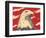 Woodcut of Bald Eagle-null-Framed Art Print