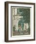 Woodcut of Meeting Hall-null-Framed Giclee Print