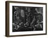 Woodcut of New York Slums: Underground Dwelling by Paul Frenzeny-null-Framed Giclee Print