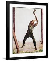 Woodcutter, 1910-Ferdinand Hodler-Framed Giclee Print