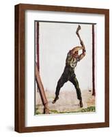 Woodcutter, 1910-Ferdinand Hodler-Framed Giclee Print