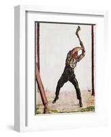 Woodcutter, 1910-Ferdinand Hodler-Framed Giclee Print