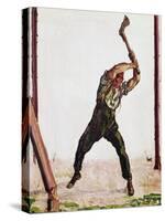 Woodcutter, 1910-Ferdinand Hodler-Stretched Canvas