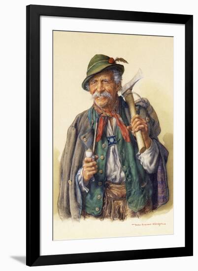 Woodcutters, Mountaineers and Hunters-Peter Kraemer-Framed Giclee Print