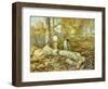 Woodcutters (The Old Elm)-Childe Hassam-Framed Giclee Print