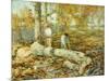 Woodcutters (The Old Elm)-Childe Hassam-Mounted Giclee Print