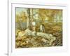 Woodcutters (The Old Elm)-Childe Hassam-Framed Giclee Print