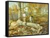 Woodcutters (The Old Elm)-Childe Hassam-Framed Stretched Canvas