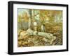 Woodcutters (The Old Elm)-Childe Hassam-Framed Giclee Print