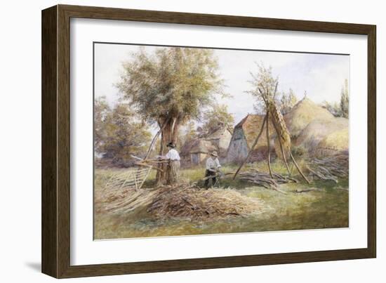 Woodcutting-Wilmot Pilsbury-Framed Giclee Print