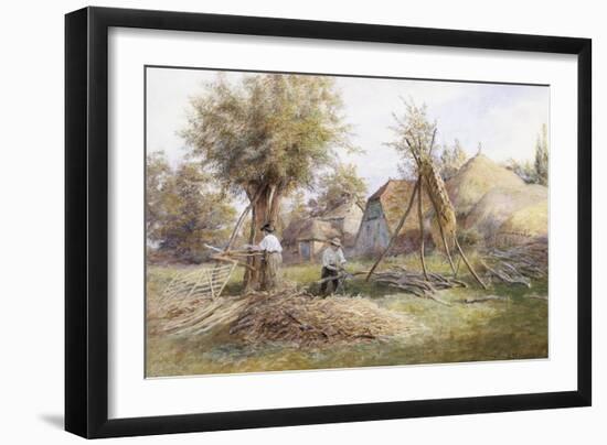 Woodcutting-Wilmot Pilsbury-Framed Giclee Print