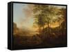 Wooded Hillside with a Vista, C.1645-Jan Both-Framed Stretched Canvas