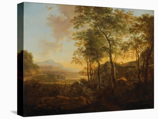 Wooded Hillside with a Vista, C.1645-Jan Both-Stretched Canvas