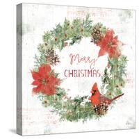 Wooded Holiday V Christmas-Katie Pertiet-Stretched Canvas