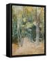 Wooded Interior-Eugène Boudin-Framed Stretched Canvas