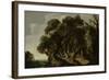 Wooded Landscape, c.1633-Jacob Jacobsz van Geel-Framed Giclee Print