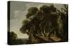 Wooded Landscape, c.1633-Jacob Jacobsz van Geel-Stretched Canvas