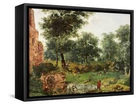 Wooded Landscape, C.1690-1700-Jan Van Der Heyden-Framed Stretched Canvas
