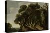 Wooded Landscape, Jacob Jacobsz Van Geel-Jacob Jacobsz van Geel-Stretched Canvas