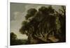 Wooded Landscape, Jacob Jacobsz Van Geel-Jacob Jacobsz van Geel-Framed Art Print