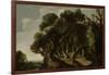 Wooded Landscape, Jacob Jacobsz Van Geel-Jacob Jacobsz van Geel-Framed Art Print