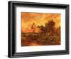 Wooded Landscape with a Faggot Gatherer-Pierre Etienne Theodore Rousseau-Framed Giclee Print
