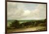 Wooded Landscape with a Ploughman-John Constable-Framed Giclee Print