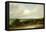 Wooded Landscape with a Ploughman-John Constable-Framed Stretched Canvas